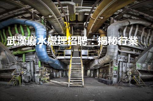 武漢廢水處理招聘：揭秘行業(yè)內幕，你不明白的就業(yè)機會？